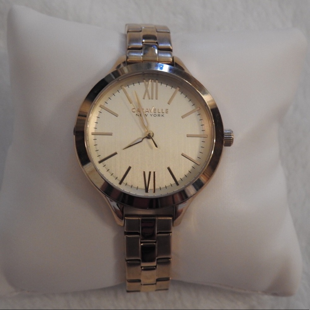 Gold Caravelle watch